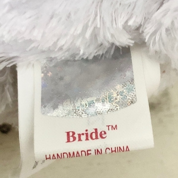 TY Beanie Baby, Wedding, Bride, Bear, Vintage, 2002, Nice Condition - Picture 11 of 12